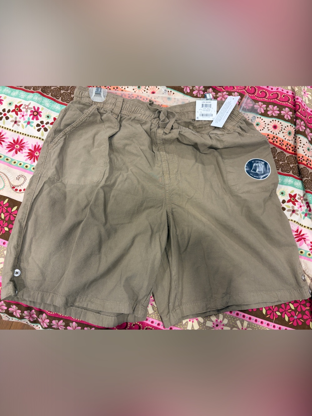 Karen Scott Portobello Drawstring Cargo Shorts